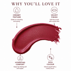 VIIMPII Laal Gulab — Swatch Info Graphic