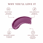 VIIMPII Lavender Glaze — Swatch Infographic