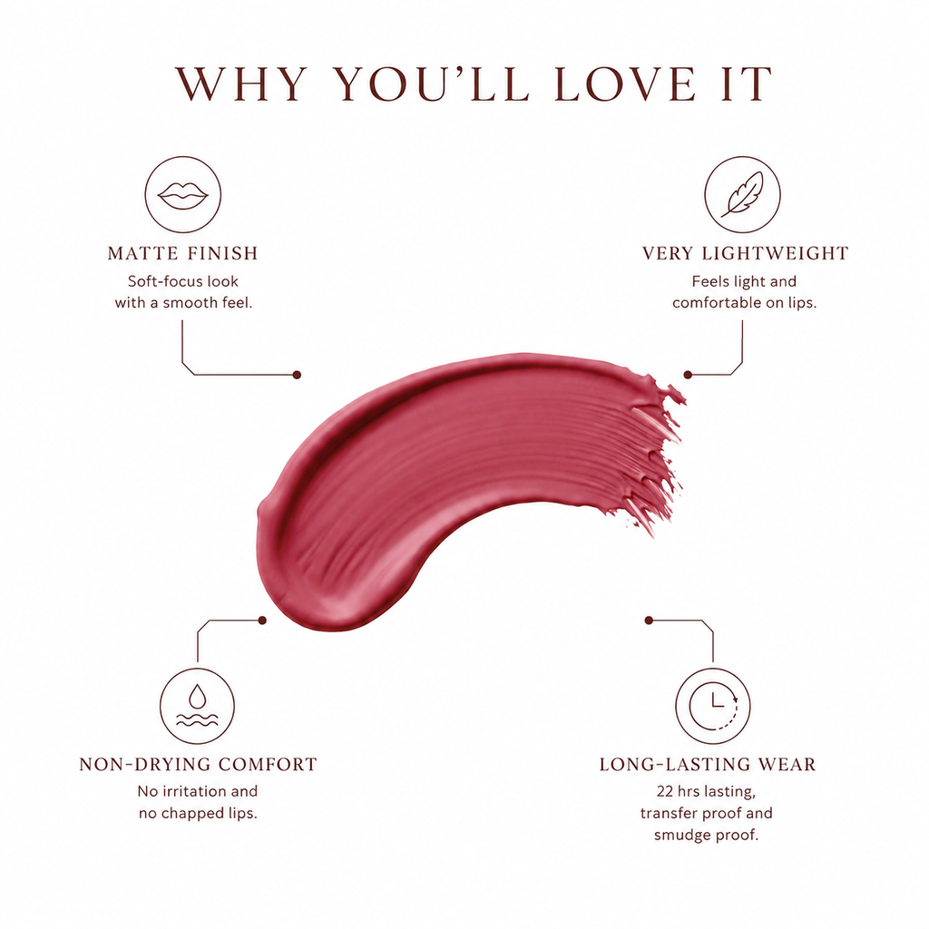 VIIMPII Rose Whisper — Swatch Infographic