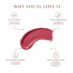 VIIMPII Rose Whisper — Swatch Infographic